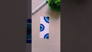 evil eye 🧿 bookmark painting  evileye painting shorts youtubeshorts shortvideo [upl. by Riorsson595]