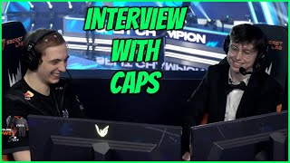 Caedrel Interviews G2 CAPS After Winning LEC Finals [upl. by Mur]