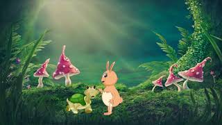 the turtle and the rabbit story for kids Happytv1 [upl. by Akcired]