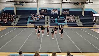 Capon Bridge Middle School at Potomac Valley League Cheer Competition 2023 [upl. by Ettedualc]