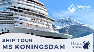 Discover Alaska on Holland America Line Koningsdam  Full Ship Tour [upl. by Michiko534]