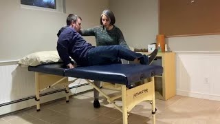 Bed Mobility with a Total Knee Replacement [upl. by Rahab]