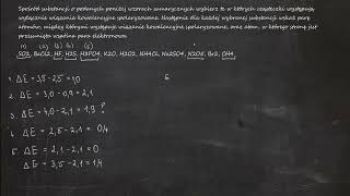 Spośród substancji o podanych poniżej wzorach sumarycznych wiązania kowalencyjne spolaryzowane [upl. by Ilke895]