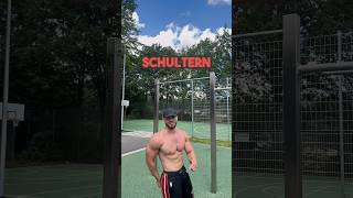 Schultern ohne Gym aufbauen ⚡️ [upl. by Severin372]