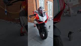 ducati panigale v2 aliExpres rizoma stealth mirrors and rizoma indicators [upl. by Annocahs651]