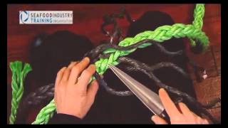 Multiplait rope eye splice [upl. by Ossie]