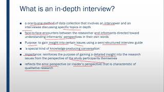 What is an indepth interview in Urdu with Examples [upl. by Irollam]