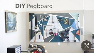 DIY Pegboard  Easy Shop Organization [upl. by Anitsrihc]