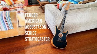 Fender American Acoustasonic Series Stratocaster [upl. by Hoj]