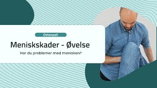 Effektive øvelser mod knæsmerter og meniskskader 💢🦵 [upl. by Nnylatsyrc643]