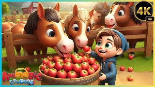 🐴🎉 Horse Farm Adventure  Sing Along for Kids 🎶 [upl. by Huskamp]