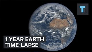 1 year Earth timelapse [upl. by Notsniw]