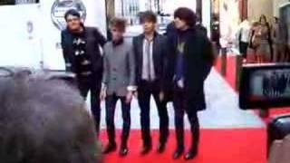 Klaxons arrive at the Mercury Music Awards 2007 [upl. by Alihet]