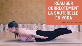 Astuce dalignement en 30 secondes chrono ⏱  La sauterelle  Salabhasana [upl. by Jimmy238]