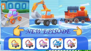 The Excavator Song 😍 Construction Vehicles For Kids  Digger Cartoons 🎶 Baby Song 😍 Gameplay [upl. by Sasnett359]