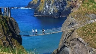 CarrickaRede Rope Bridge [upl. by Lucila]