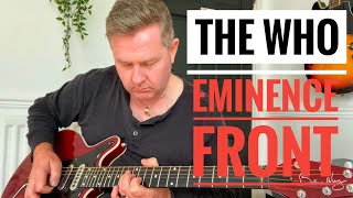 The Who  Eminence Front Guitar Lesson Guitar Tab [upl. by Yra]