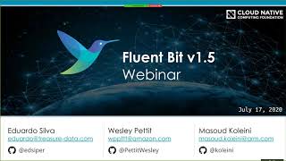 Webinar Fluent Bit v15 [upl. by Ainnos]