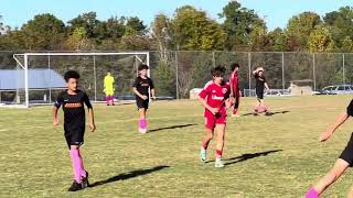 Oct 19 stickers 11B Elite vs Richmond Kickers Elite Black B11 1st half [upl. by Aihtela]