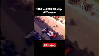 Formula 1 pit stop 1990 vs 2023 f1racing pitstop racing [upl. by Belldame932]