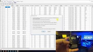 Yaesu FT70DR ADMS10 Programming Demo [upl. by Ardnayek]