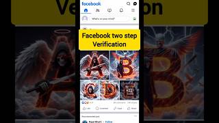 FACEBOOK two Step Verification tech fblogin facebookpage facebookaccount 2stepverify [upl. by Ocsisnarf]