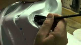 Part 3  TK4510  hand painting a TE2 ANH stormtrooper helmet [upl. by Warde]