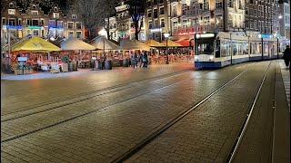 AMSTERDAM NIGHTLIFE LEIDSEPLEIN 4K [upl. by Powell]