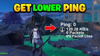 How To Get 0 Ping In Fortnite Best Internet settingsFull Lower Ping Guide  Chapter 5 Season 4 [upl. by Seth903]