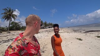 Kenyan Girl Takes Me To Secluded Beach 🇰🇪 [upl. by Hsina]