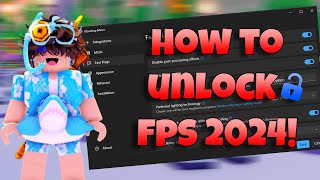 How To Unlock Unlimited FPS On Roblox 2024 [upl. by Garcon140]