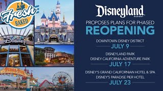 Disneyland reopening date announced [upl. by Htes]