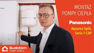 Montaż pompy ciepła Panasonic Aquarea Split Seria TCAP [upl. by Ferris]