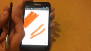 Galaxy Note SPen Pressure Sensitivity Palm Rejection amp Pen Gestures [upl. by Conrado654]