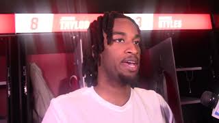 NC State senior SG Jayden Taylor interview [upl. by Liscomb]