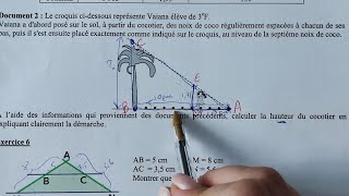 Théorème de Thales 💪تصحيح أصعب سلسلة تمارين [upl. by Nlyak37]