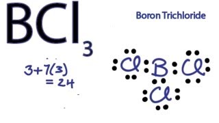 BCl3 Lewis Structure  How to Draw the Lewis Structure for BCl3 [upl. by Hazlip]