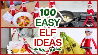 100 ELF ON THE SHELF IDEAS WHAT OUR ELF ON THE SHELF DID [upl. by Nosremaj]