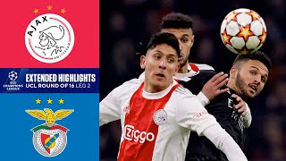 Ajax vs Benfica Extended Highlights  UCL Round of 16  Leg 2  CBS Sports Golazo [upl. by Cohbert4]