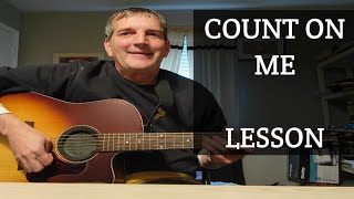 Count on Me  Jefferson Starship   solo lesson [upl. by Gainor]