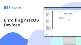 Enrolling macOS Devices  Miradore MDM Howto Tutorials [upl. by Etyam]