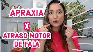 Apraxia de Fala da Infância e Atraso Motor de Fala  o que são e no que se diferenciam [upl. by Ajam]