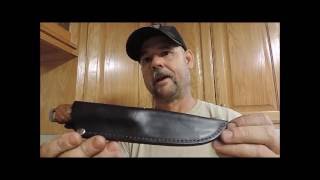 Wet Forming a Leather Sheath [upl. by Joya]