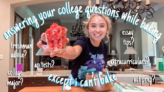 Answering Your Questions About College Admissions High School Academics  More While Baking Muffins [upl. by Elokcin]