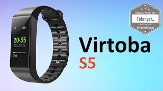 Virtoba S5 Bracelet connecté IP67 Hi Move Fitness tracker smartwatch [upl. by Guillaume]