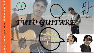 Apprendre Pnl  A lAmmoniaque version officiel sans barrés  Tuto guitare [upl. by Hannazus]