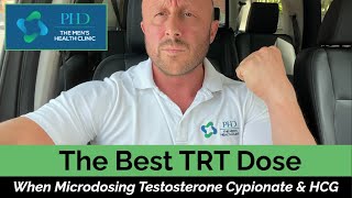 The Best TRT Dose  When Microdosing Testosterone Cypionate amp HCG [upl. by Wilkinson]