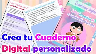 Tutorial Crea un Cuaderno digital para trabajar en tus dispositivos electrónicos [upl. by Hafeetal]