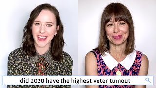 Rachel Brosnahan amp Natasha Leggero Answer 50 of the Most Googled 2020 Questions  WIRED [upl. by Wilkinson253]