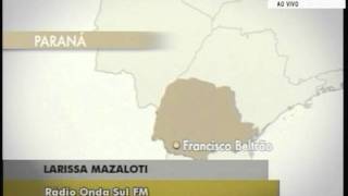 DEFESA CIVIL  Rádio Onda Sul FM de Francisco Beltrão PR [upl. by Larkins]